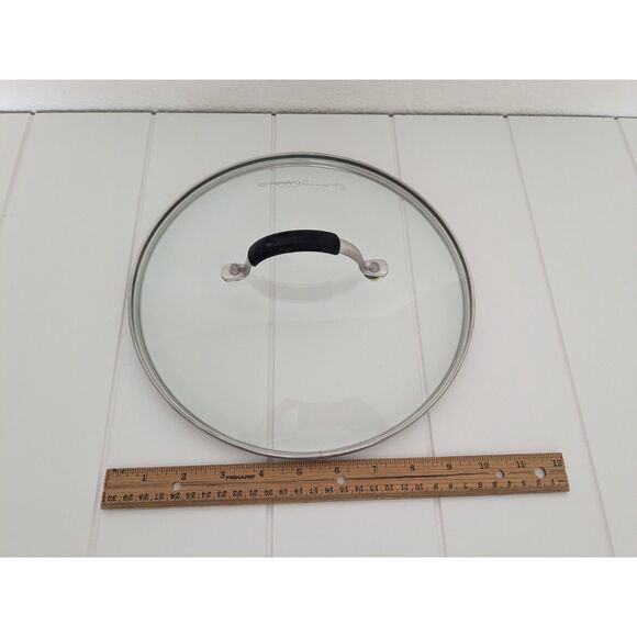 Cooking with Calphalon Glass Replacement Lid - Silicone Handle - 10 in. - Picture 7 of 7